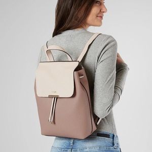 NWT Guess Varsity Pop backpack latte/stone